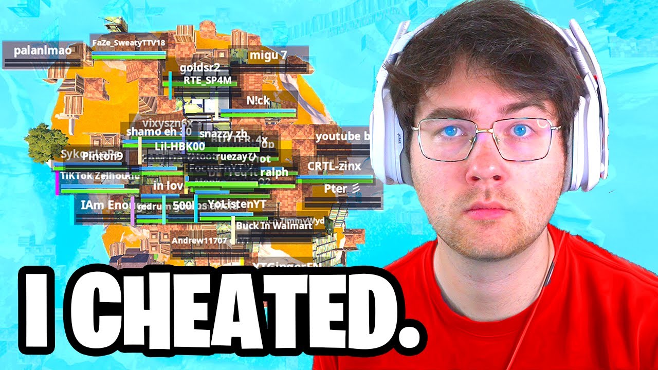 I Hosted A Cheating ONLY Tournament In Fortnite Season 2 (Unbelievable)