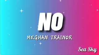 Meghan Trainor - NO (Lyrics)