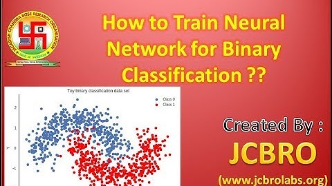 How to Train Neural Network for binary classification??