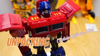 Satisfying Video|5 Minutes Satisfying Unpacking Robot Captain Optimus Mini |ASMR Unboxing No Talking