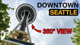Exploramos la Ciudad de Seattle y Subimos a 520 Pies de Altura