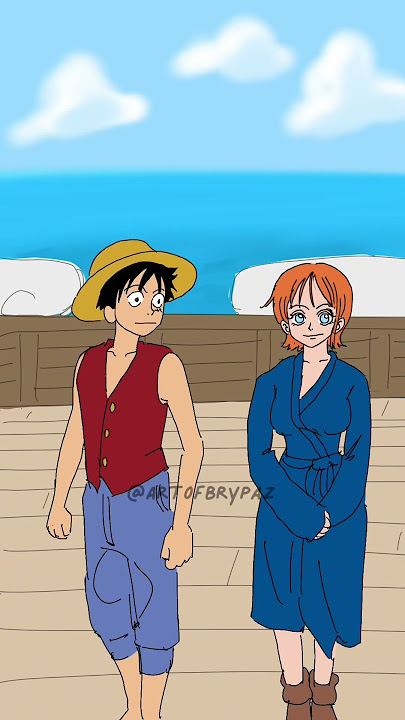 Luffy and Nami dance (full color)