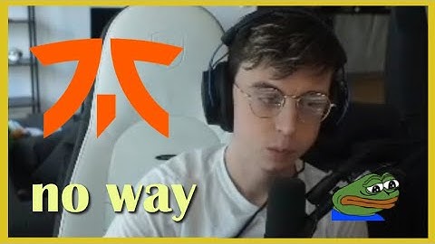 Caedrel on Fnatic making Worlds