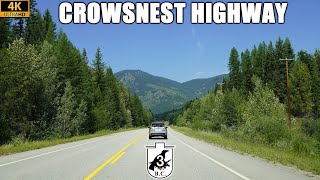 British Columbia Highway 95 North & BC Highway 3 West Through the Purcell Mountains