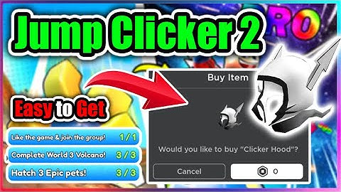 [🚀FREE COOL UGC] Jump Clicker 2 Script - Finish UGC Quest (Instant Wins, Fast Hatch)