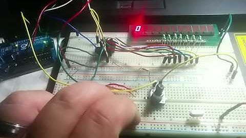 Arduino Uno shift register 7-segment display