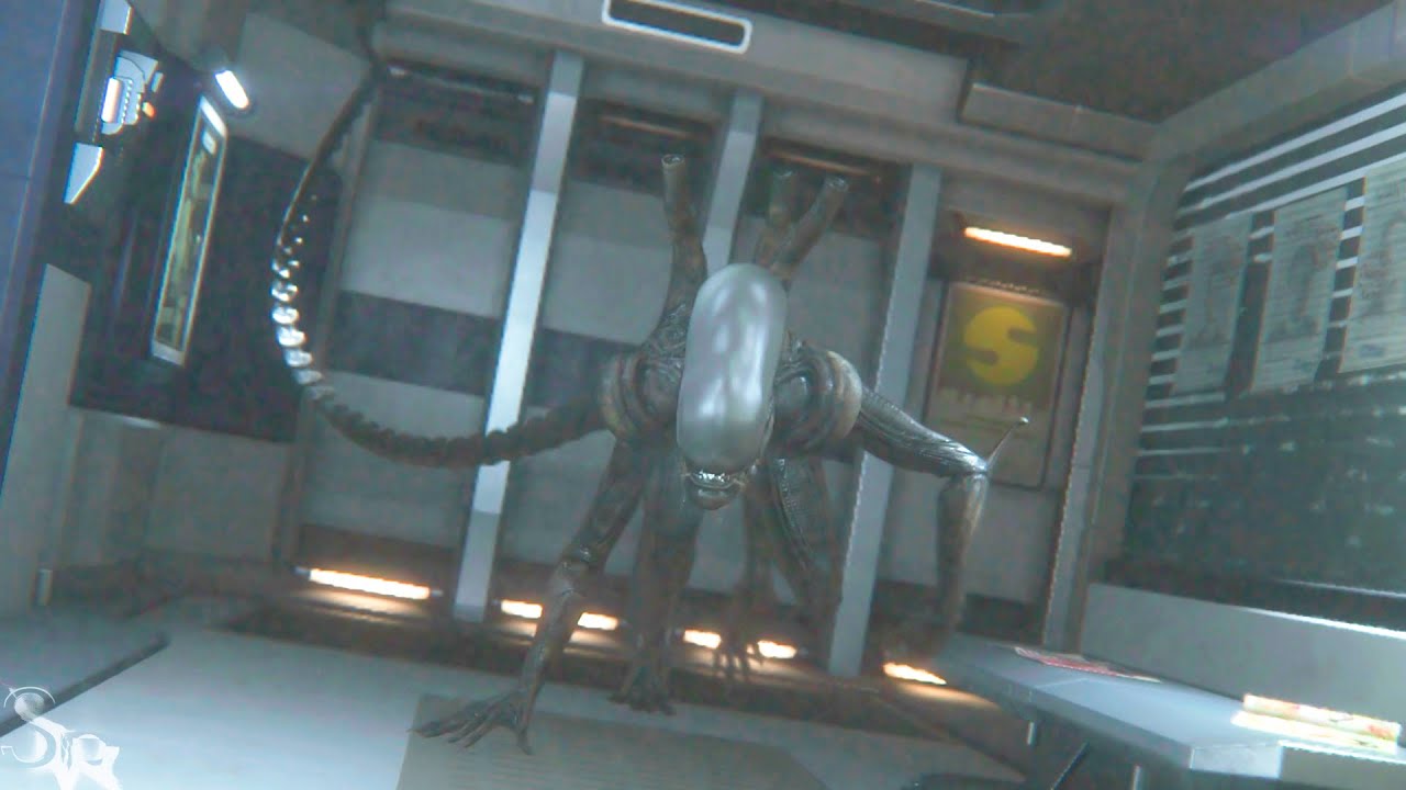 Alien pushes me to the floor | Alien: Isolation (PC) - YouTube