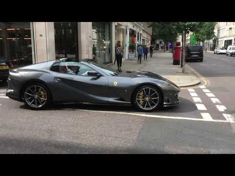 Ferrari 812 GTS Supercar Sound & Acceleration On The Street | Supercars In London | Car Spotting