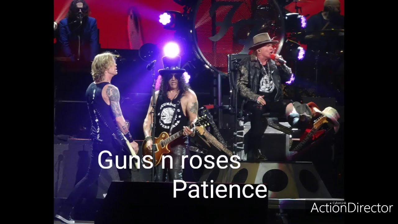 A Sua Música Preferida  Guns N'Roses Patience Tradução