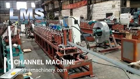 [ROLL FORMING MACHINE] LMS C Channel Machine