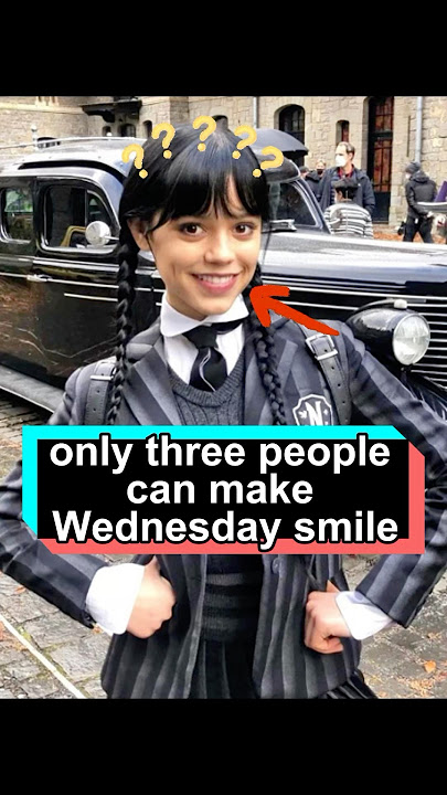 No one realizes that only three people can make Wednesday smile, and the last one is totally