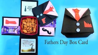 Fathers Day box Card | Explosion Box card for men | Fathers Day Handmade Box Card | Tuber Tip