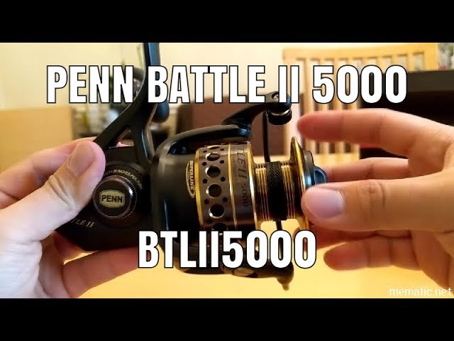 Penn Battle II BTLII5000 (Freshwater/Saltwater) Spinning Reels