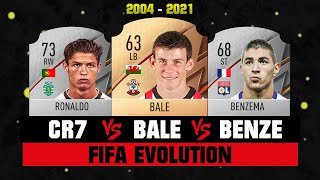 Ronaldo VS Benzema VS Bale FIFA EVOLUTION! 😱🔥 FIFA 04 - FIFA 21