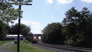 CSX D787 in Hi Def at Shenandoah Junction,WV on 7/15/11