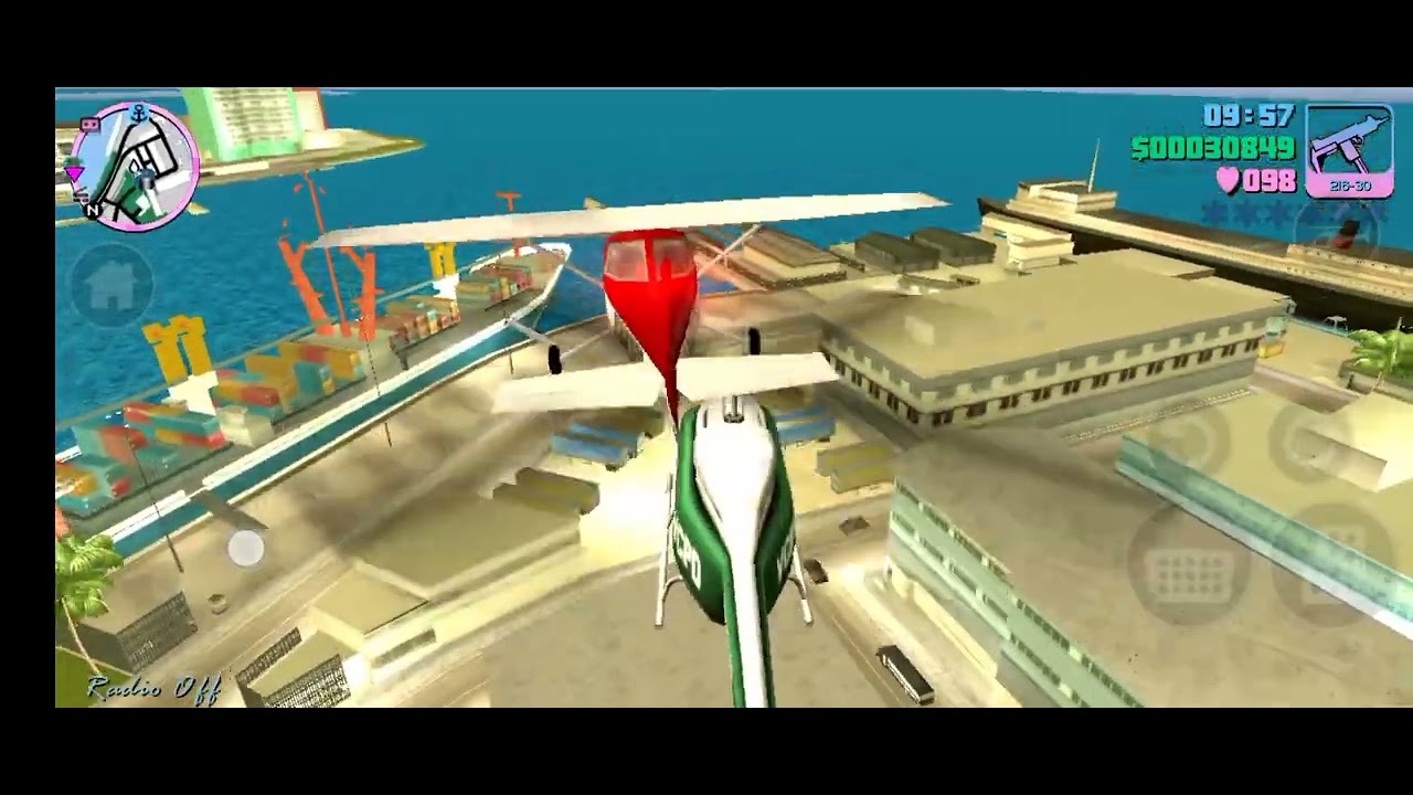 Driving of Police Helicopter in Gta vice City Secret place