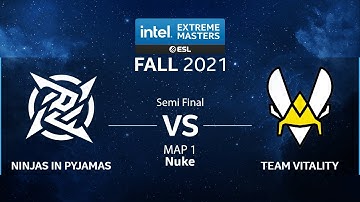 CS:GO - Ninjas in Pyjamas vs. Team Vitality [Nuke] Map 1 - IEM Fall 2021 - Semifinal - EU
