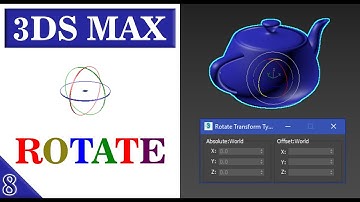 #8 || ROTATE || 3DS MAX FULL MODELING TUTORIAL IN HINDI ||