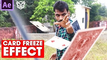 TIME FREEZE (CARD FREEZE) EFFECT || X MEN| | || BISWA GRAPHICS & VFX || AFTER EFFECTS