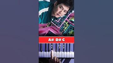 Squid game wake up call very easy Piano tutorial #squidgame