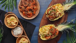 How To Make Garlic Shrimp And Hawaiian Macaroni Salad • Tasty