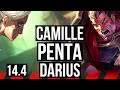 Camille vs darius top  penta 7 solo kills legendary 2357  tr grandmaster  144