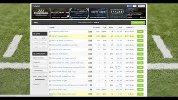 Select a Contest on FanDuel.com