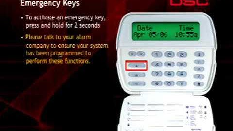 DSC Emergency Keys (Fire, Ambulance and Police)