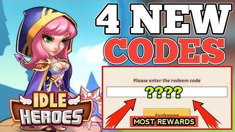 NEW IDLE HEROES REDEEM CODES 2021 - IDLE HEROES CODE 2021 - CODE IDLE HEROES
