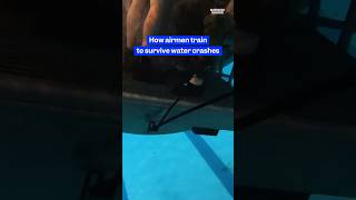 How #AirForce train to survive #plane crashes in water. #military #survivalskills