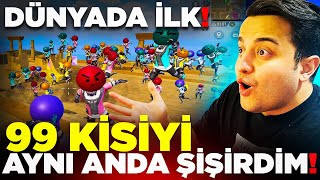 100 Ki̇şi̇ Pi̇rami̇te Atlayip Şi̇şerse Ne Olur? Denedi̇k Pubg Mobile