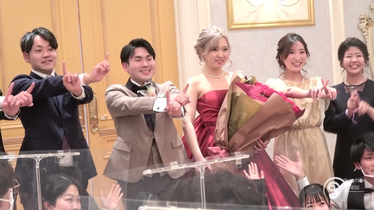 【 フラッシュモブ 結婚披露宴 】” 気まぐれロマンティック ” お色直し後の再入場でのサプライズ フラッシュモブ！！【Flashmob wedding】