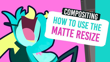 How to use a MATTE RESIZE (Harmony) (Compositing)