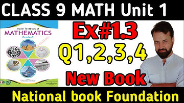 Class 9 Math New book Ex 1.3 Q1-Q2 NBF || Class9 Math  National Book Foundation Ex 1.3 Q3-Q4.