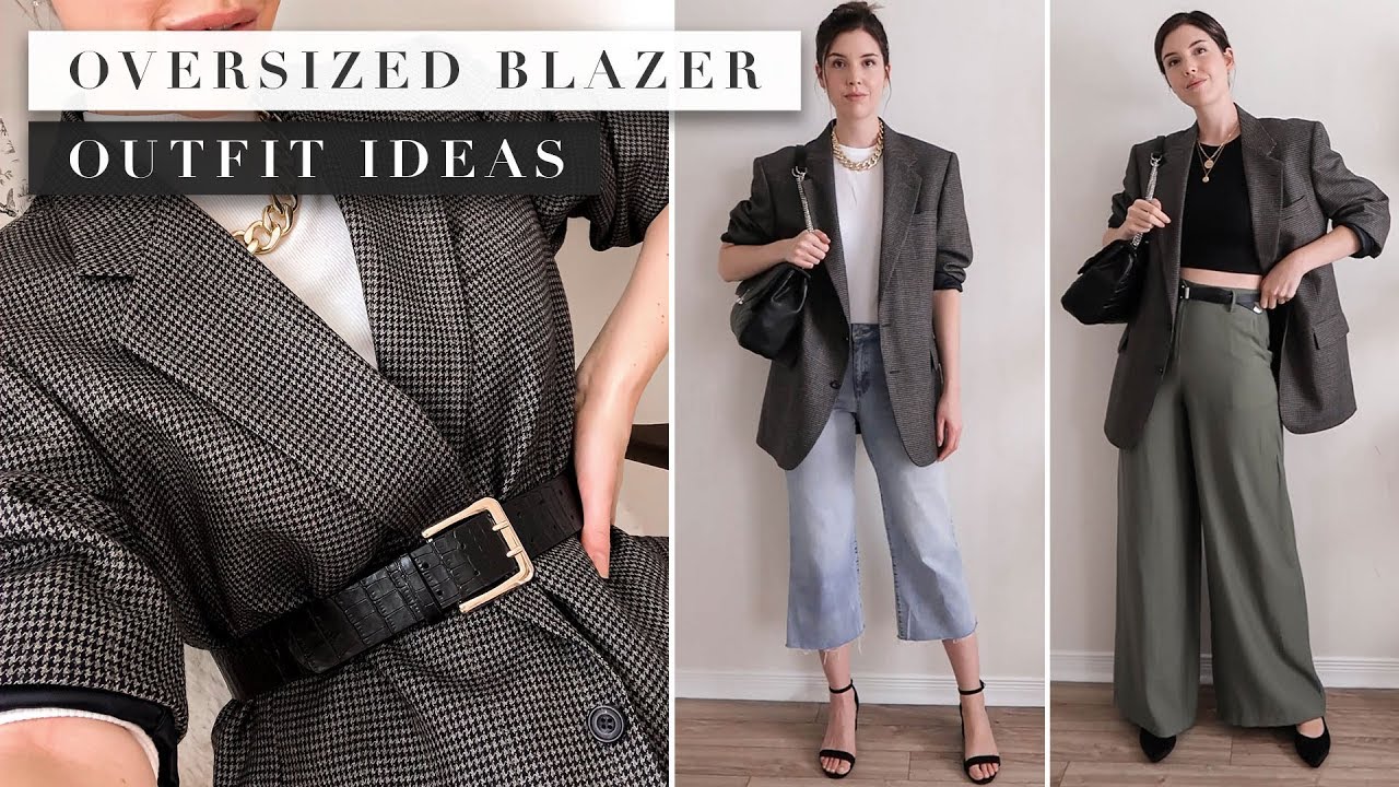 How to Easily Switch Up Your Oversized Blazer Outfits for Work