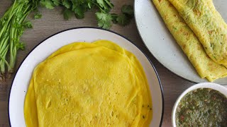 Mauritian Savoury Crêpes Recipe | Crêpe Salée