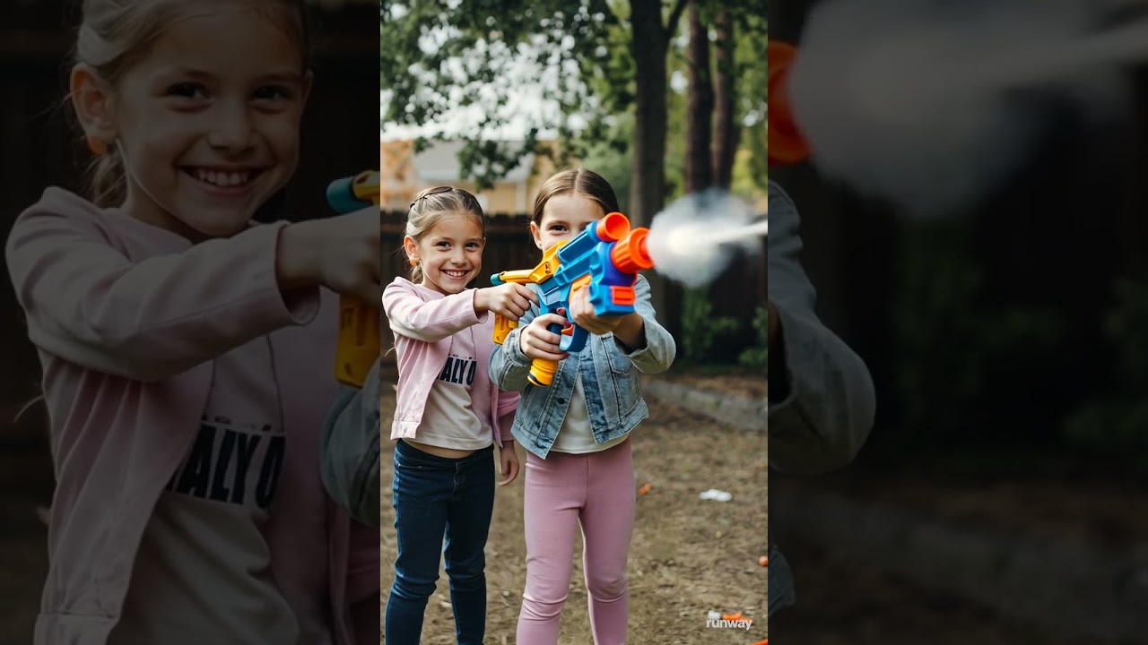 Girls vs. Nerf Guns: Epic Battle and Fun Challenges 