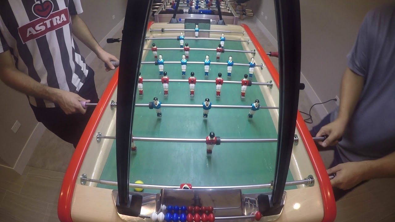 Playing Foosball on a BONZINI! YouTube