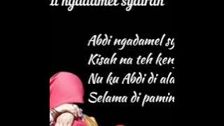 Abdi ngadamel syairan | syair santri salafi
