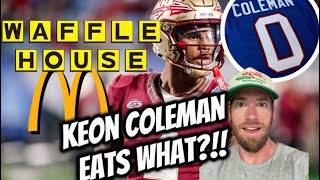 Bills rookie WR Keon Coleman’s fast food diet is LEGENDARY