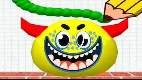 Draw to smash, black line, puzzle game, alphabet, numbers, @ridwanandy3099