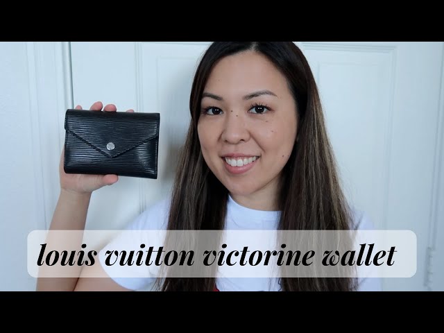 Louis Vuitton Black Epi Leather Victorine Wallet Louis Vuitton