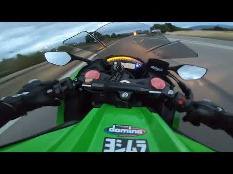 Kawasaki Ninja ZX10r Launch 0-300 kmh Full Akrapovic Sound