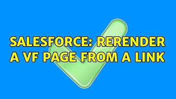 Salesforce: Rerender a vf page from a link