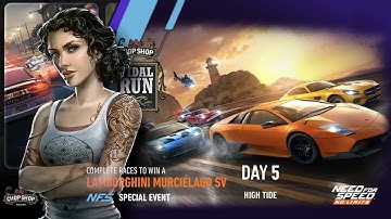 Lamborghini Murciélago SV  Day 5  HIGH TIDE | NFS No Limits  Tidal Run