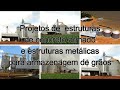 👉 Projeto estrutural para armazenagem de grãos - Concreto armado e metálica 👈