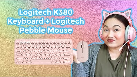 Pink Logitech Keyboard K380 + Pink M350 Pebble Mouse Set| Wireless| Unboxing and Review 2021| Leri