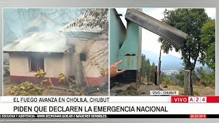 🔥 EL FUEGO AVANZA EN CHOLILA, CHUBUT: PIDEN QUE DECLAREN LA EMERGENCIA NACIONAL