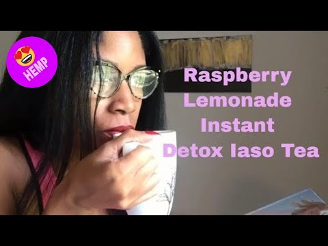 Raspberry Lemonade Instant Detox Hemp CBD Iaso Tea | How To Make Tea + 4 Natural Ingredients I LOVE!