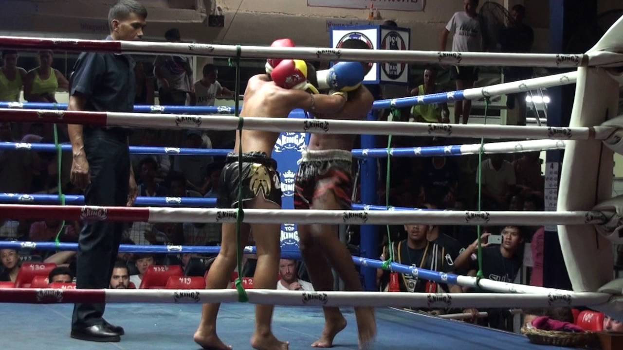 M-2 (Tiger Muay Thai) vs Kaen (Sutai Muay Thai) @ Patong Stadium 4/7/16 fighting